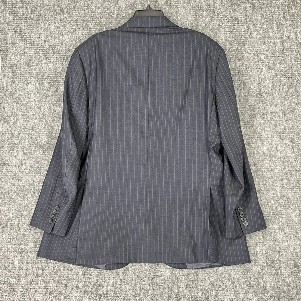 Brooks Brothers 346 Men 45 Blazer Navy Pinstripe Madison Fit Classic Suit Jacket